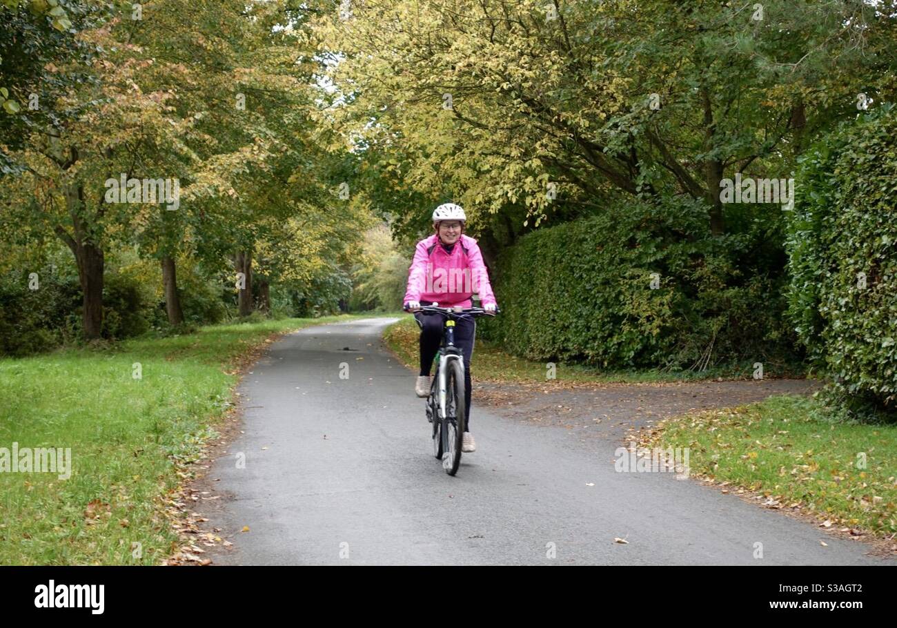 Vélo d'automne Banque D'Images