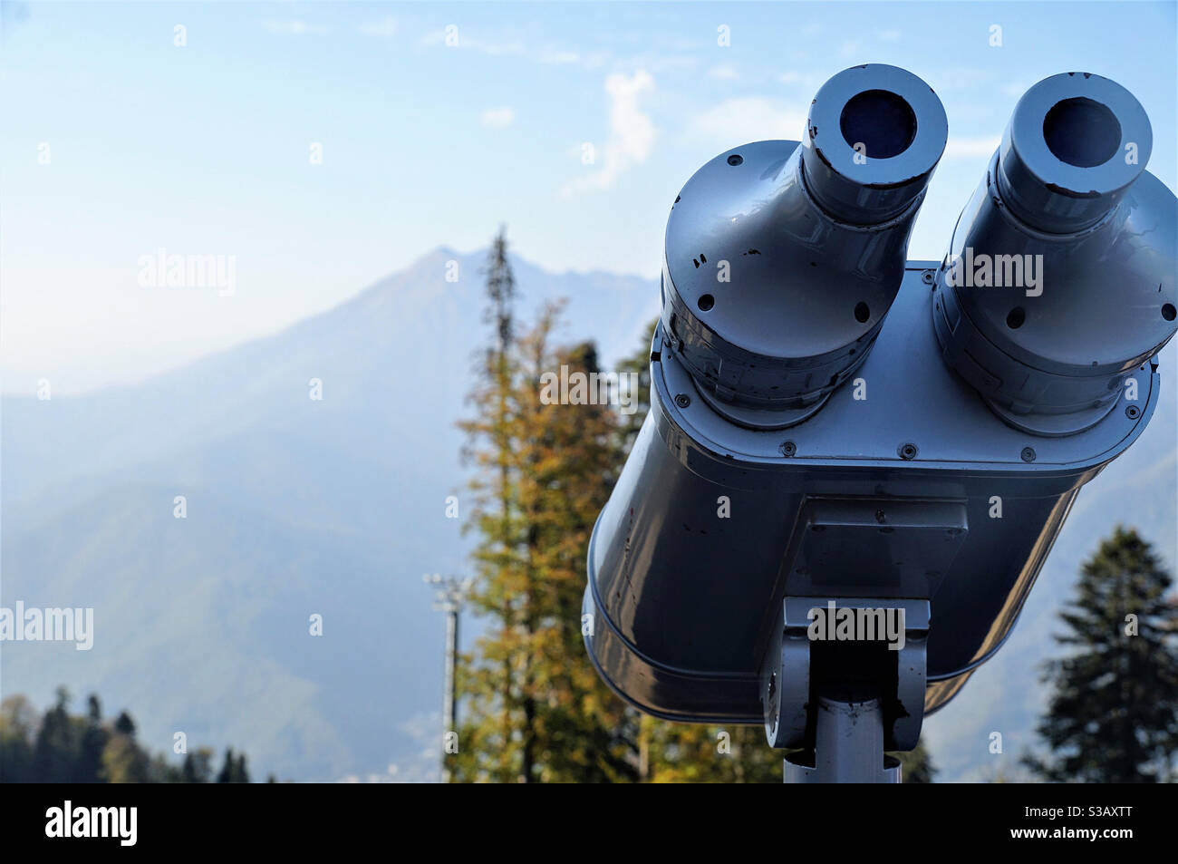 Bon appareil pour regarder les environs Banque D'Images