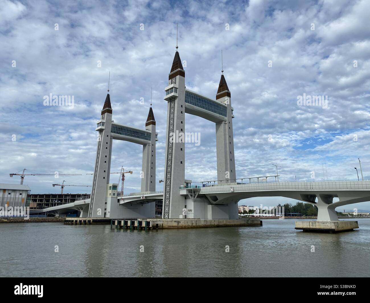 Pont à dessin Terengganu, Malaisie Banque D'Images