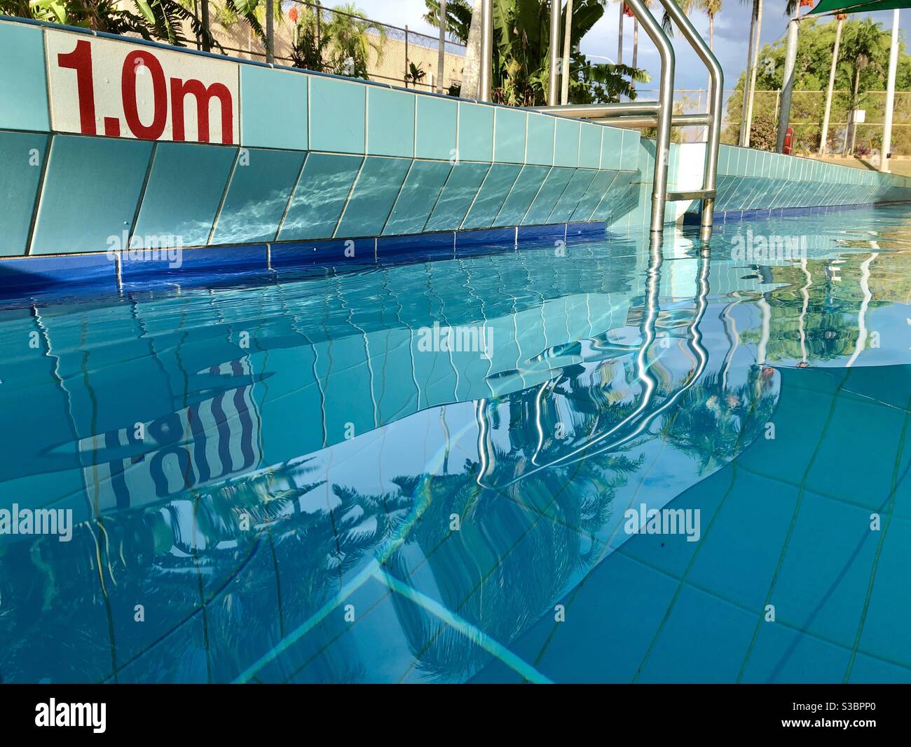 Piscine - Image de stock capturée avec un smartphone