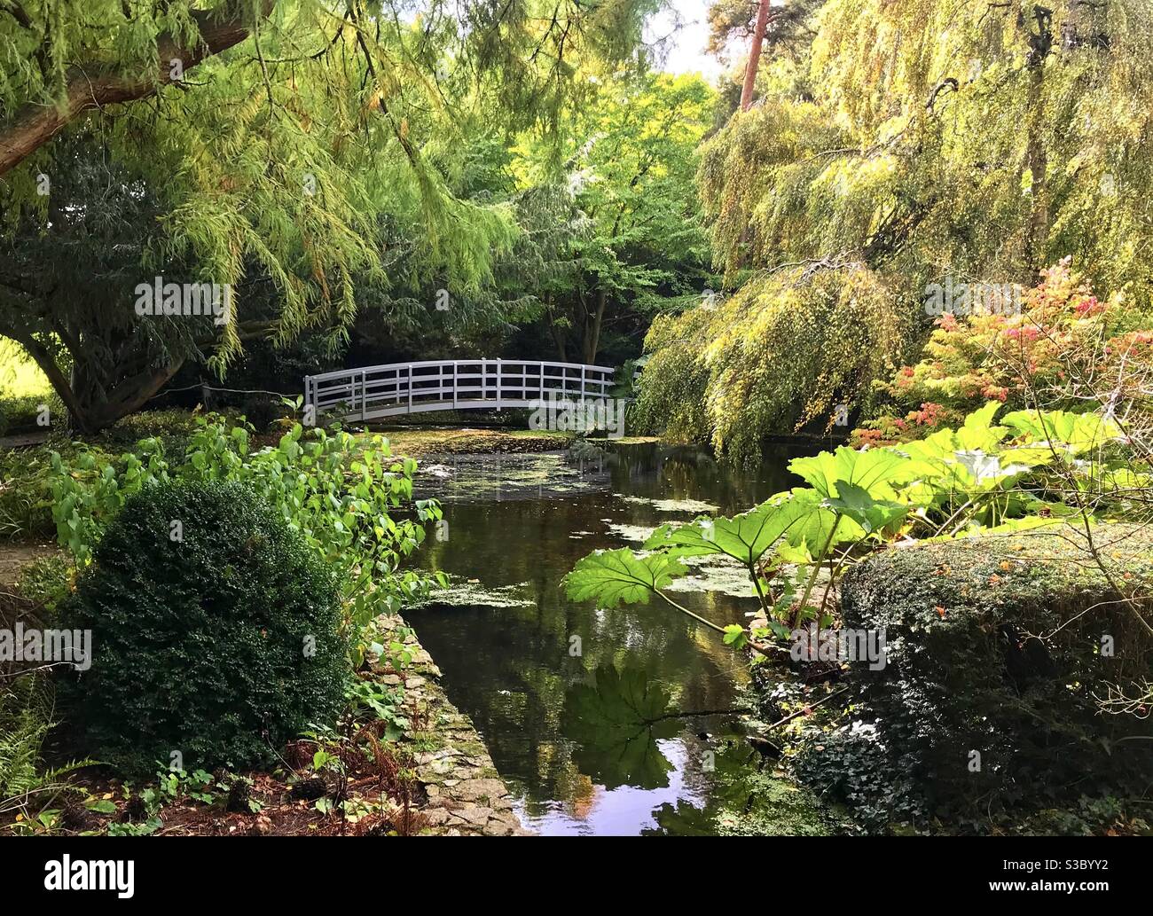 Les jardins des courts. Confiance nationale Banque D'Images