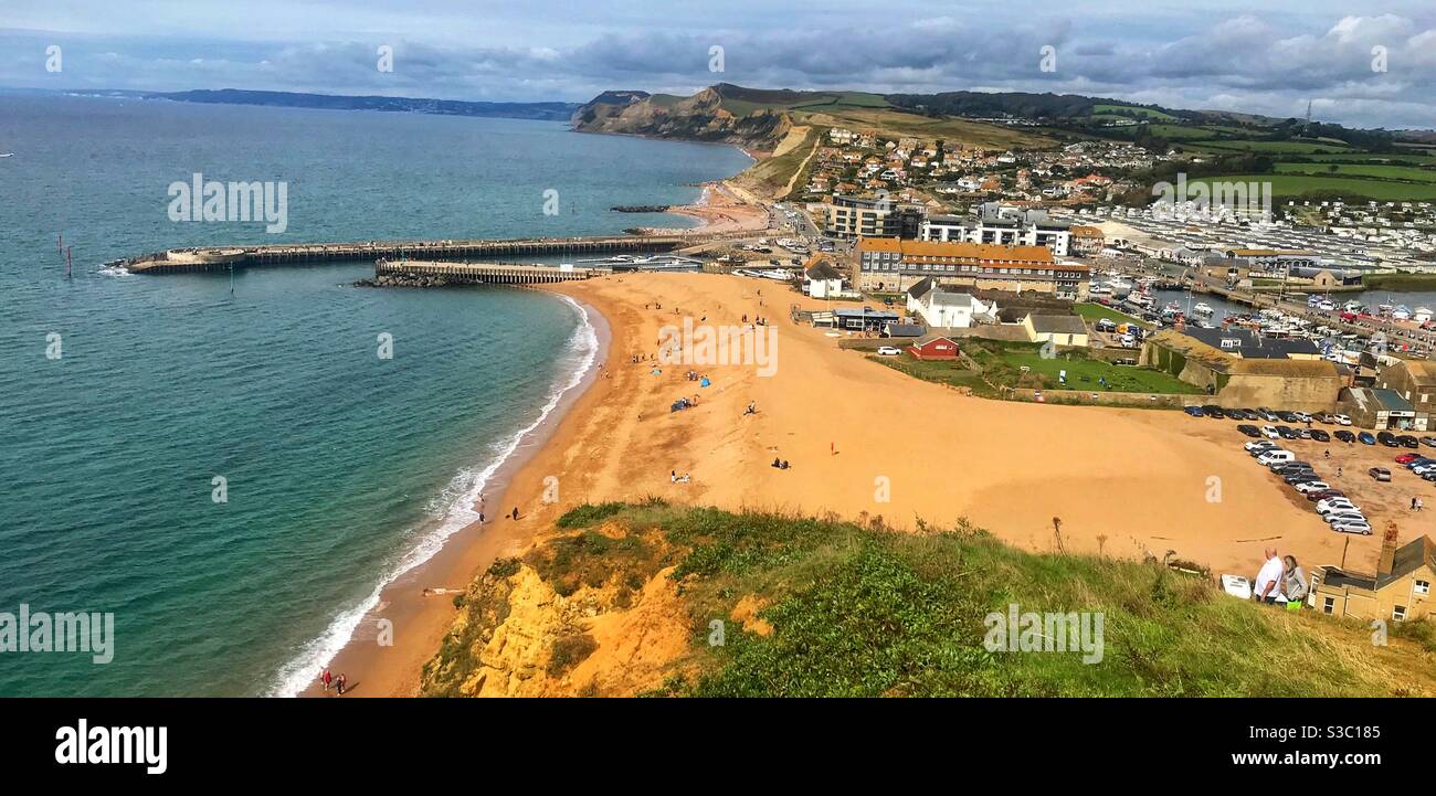 Baie ouest. Dorset. - Image de stock capturée avec un smartphone