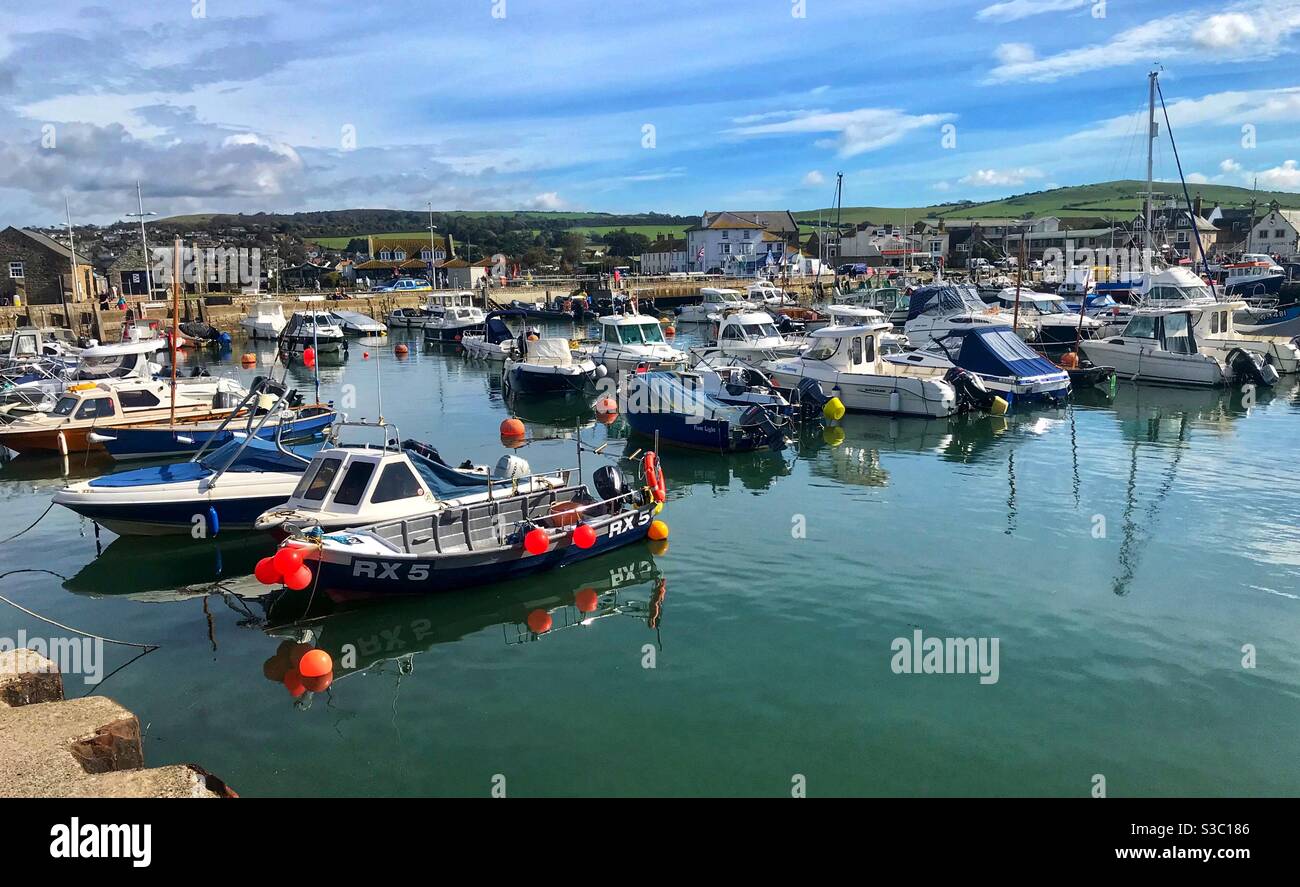 Baie ouest. Dorset - Image de stock capturée avec un smartphone