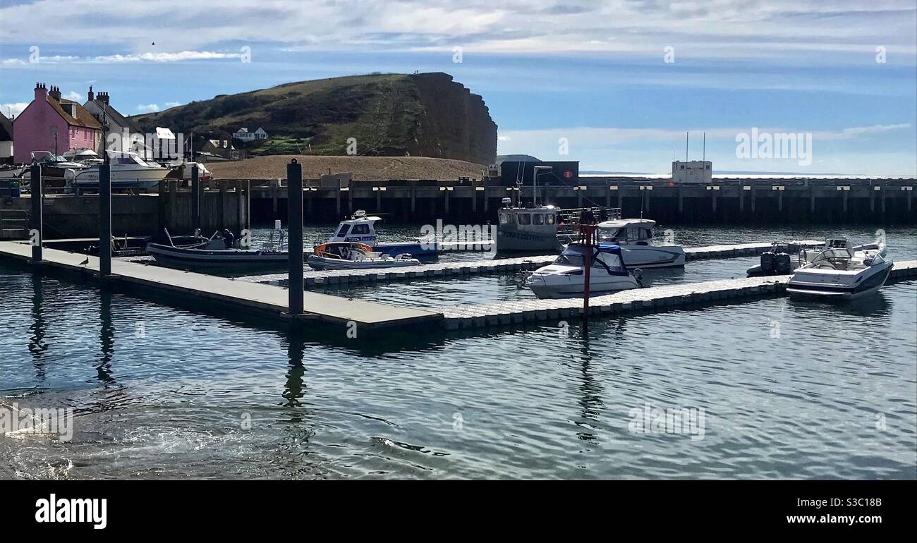 Baie ouest. Dorset. - Image de stock capturée avec un smartphone