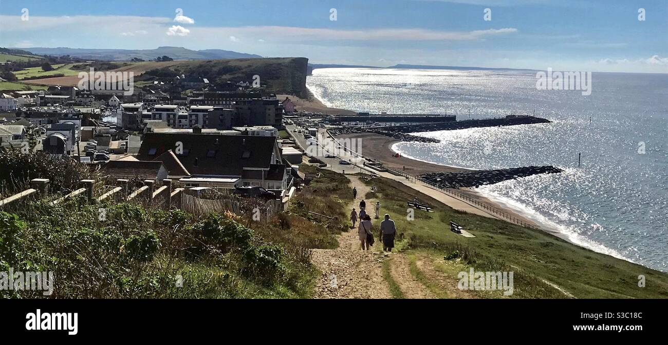 Baie ouest. Dorset - Image de stock capturée avec un smartphone