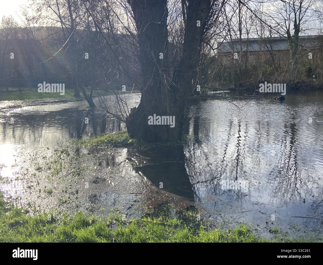 Aberystwyth, pays de Galles de l'Ouest, Royaume-Uni. Dimanche 27 décembre 2020. News; inondation frappe plas crug après que Storm Bella frappe Aberystwyth. Crédit photo ©️ Rose Voon / Alamy Live News Banque D'Images