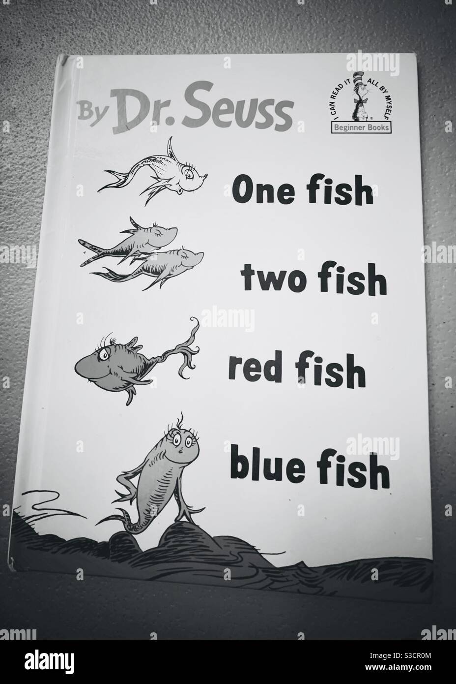 Livre pour enfants - livre de Dr. Seuss - un poisson, deux poissons, poisson rouge, poisson bleu - apprentissage et éducation - livres d'images Banque D'Images