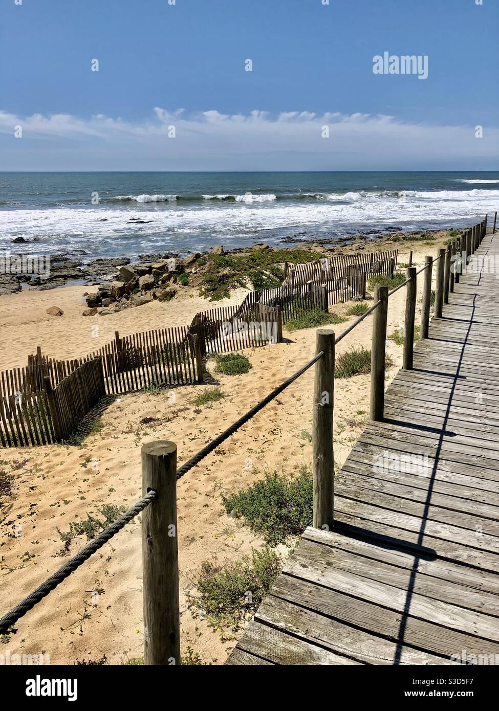 Belle promenade à la plage nature légende photo positive Vibe calme et détente Banque D'Images