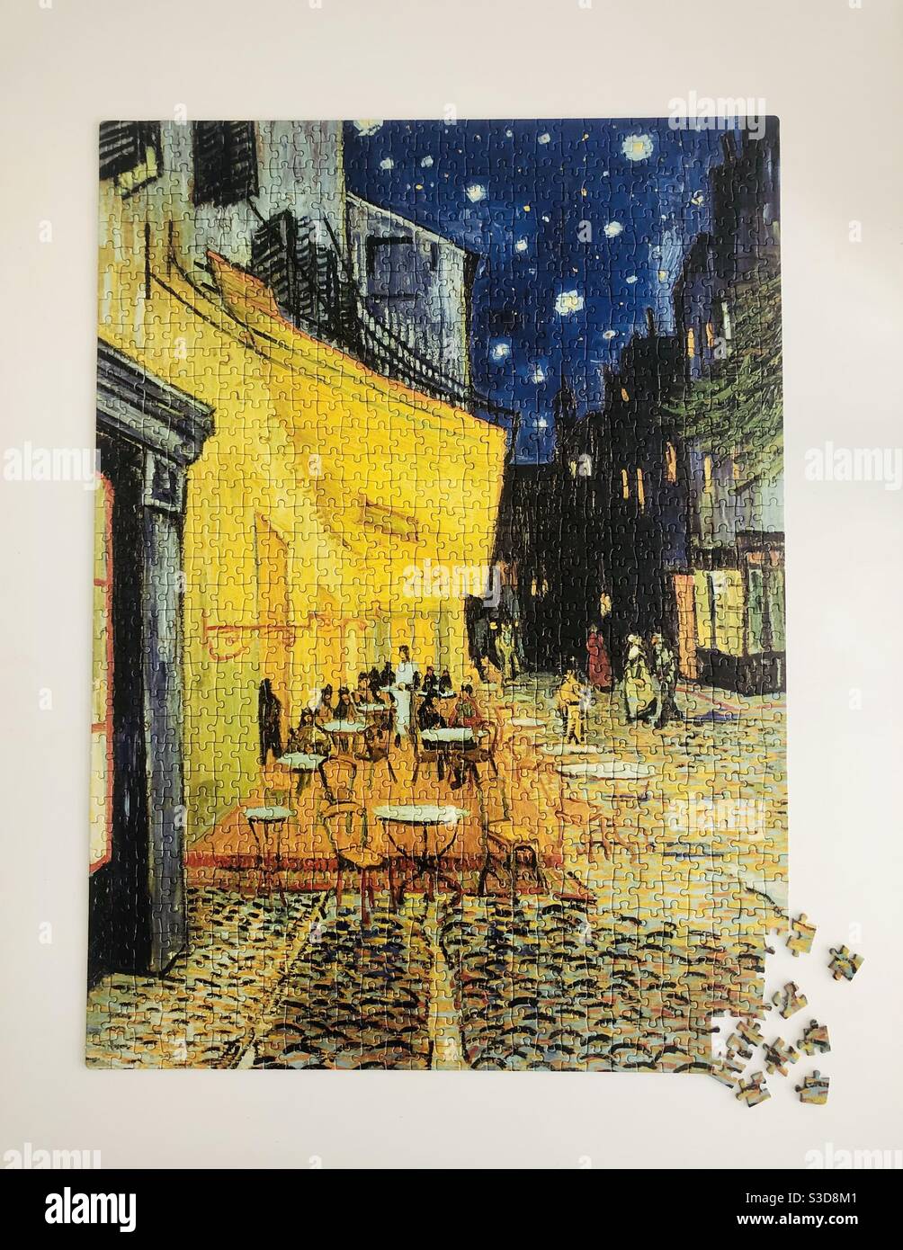 Casse-tête fini peinture Van Gogh Banque D'Images