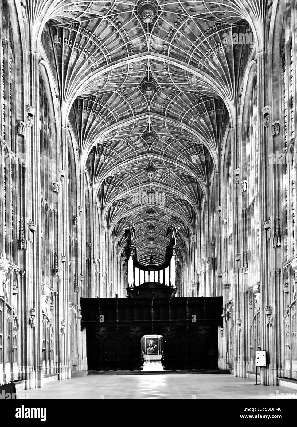 Chapelle du King’s College, intérieur, cambridge, royaume-uni Banque D'Images