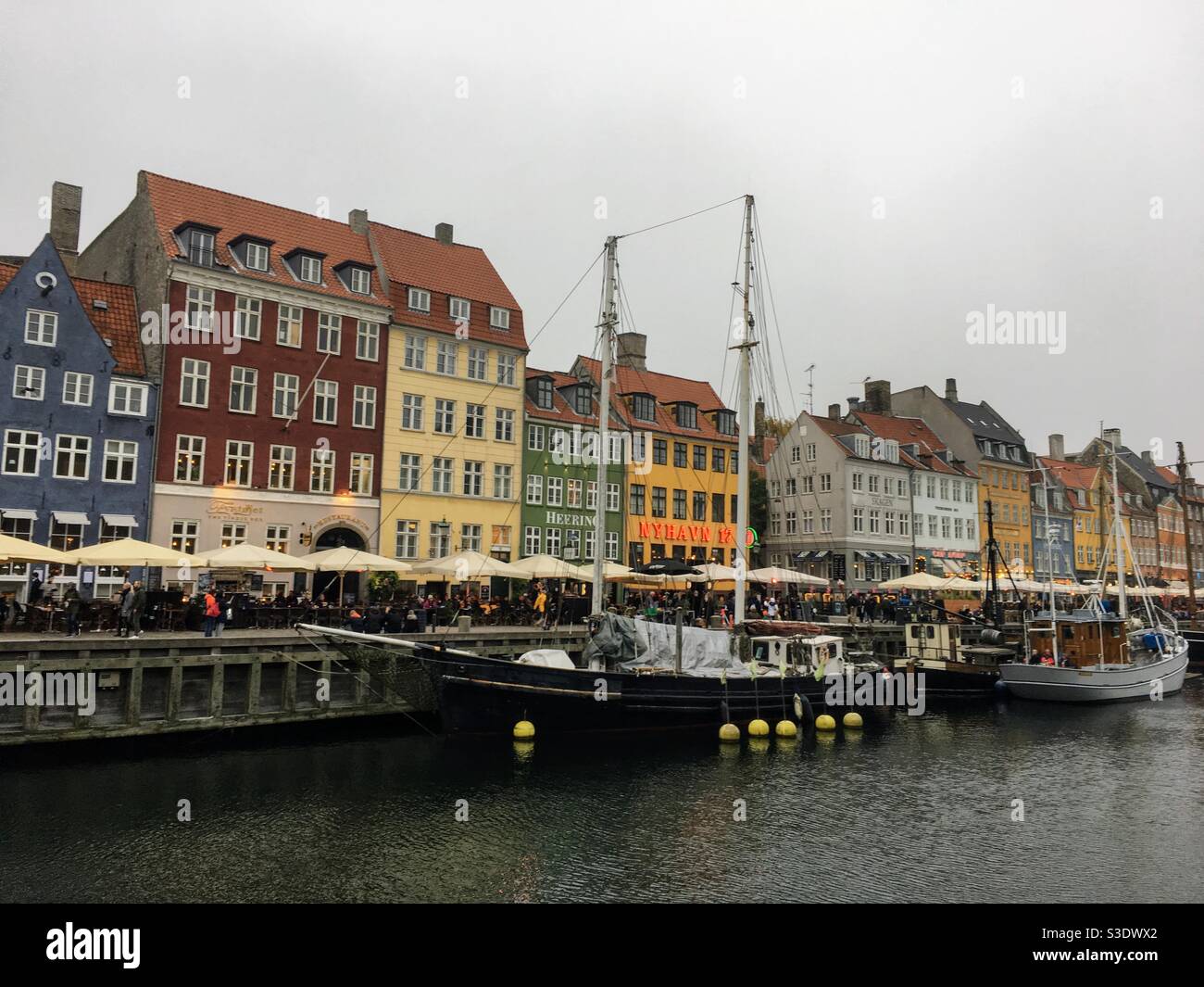 Nyhavn, Copenhague, Danemark - Image de stock capturée avec un smartphone
