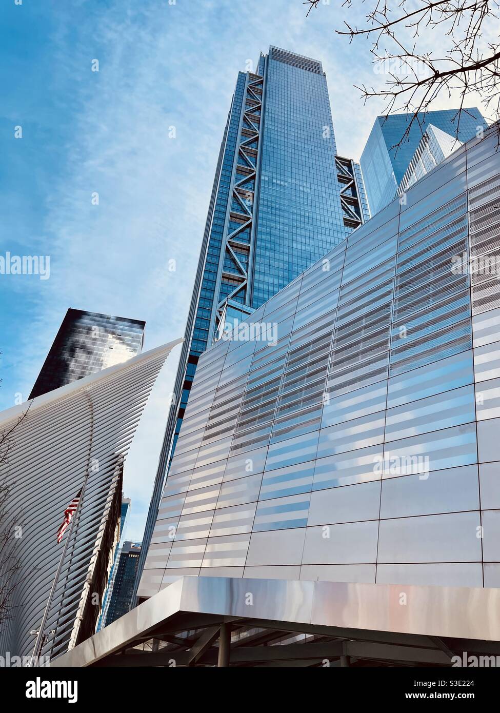 World Trade Center, musée de New York - Image de stock capturée avec un smartphone