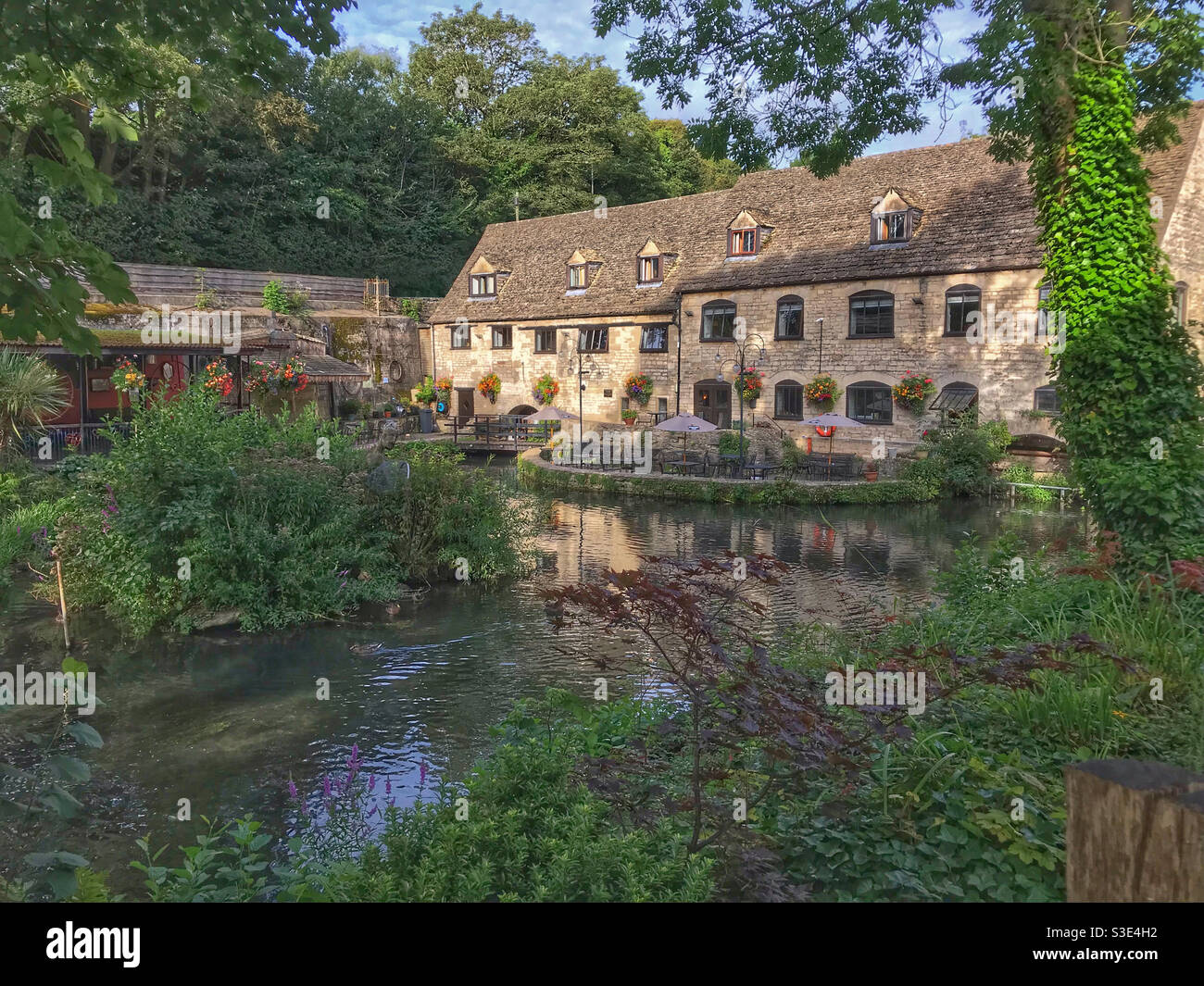 Egypt Mill Hotel and Restaurant à Nailsworth, près de Stroud, Gloucestershire, Angleterre. Banque D'Images