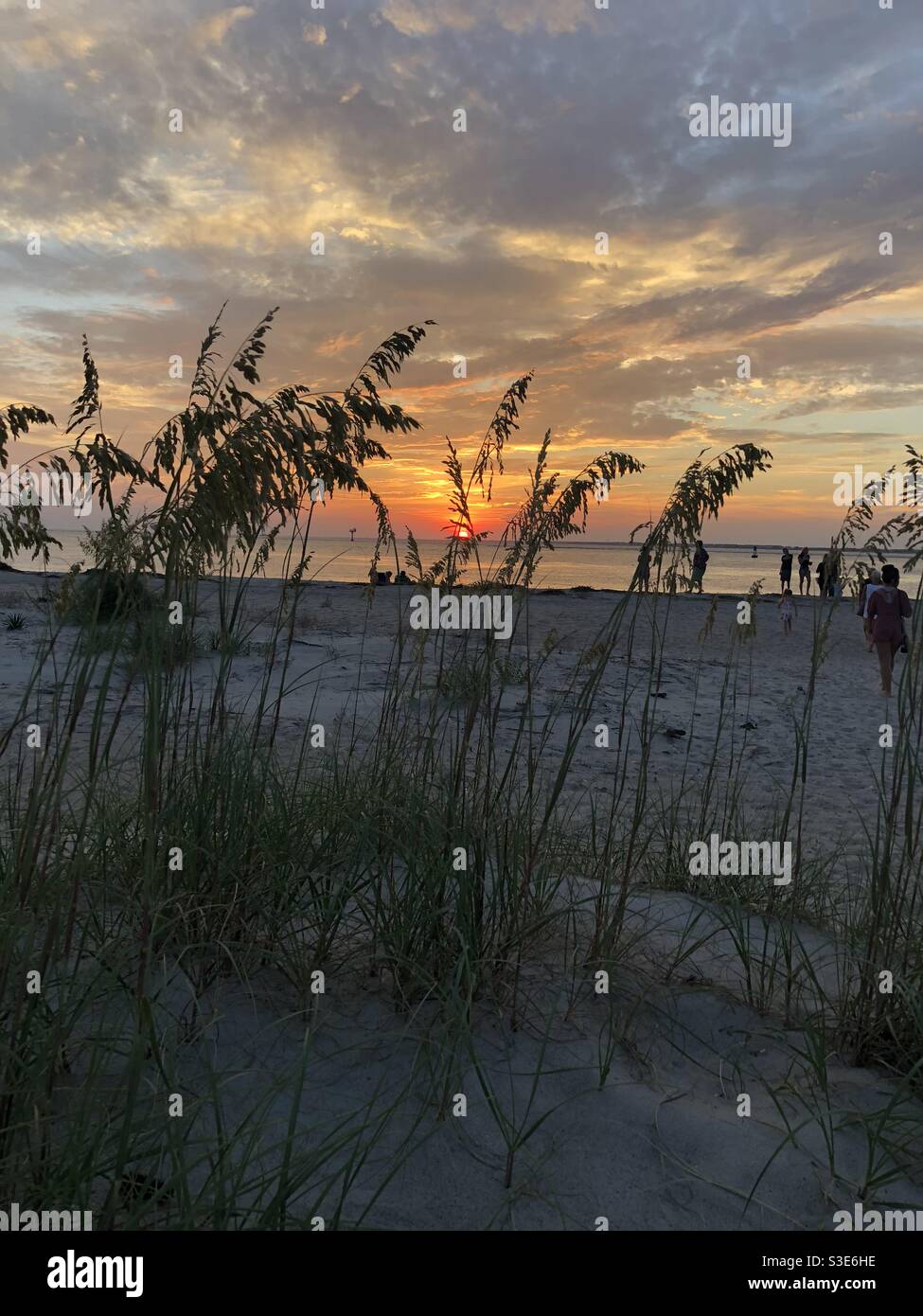 Sunset Beach Banque D'Images
