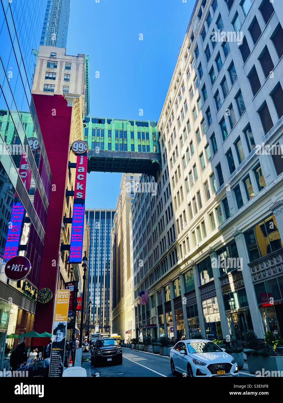 Gimbel’s Bridge, New York, États-Unis - Image de stock capturée avec un smartphone