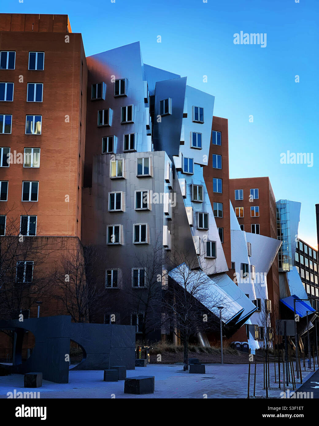 Ray et Maria Stata Center, Massachusetts Institute of Technology, Cambridge, Massachusetts, États-Unis Banque D'Images