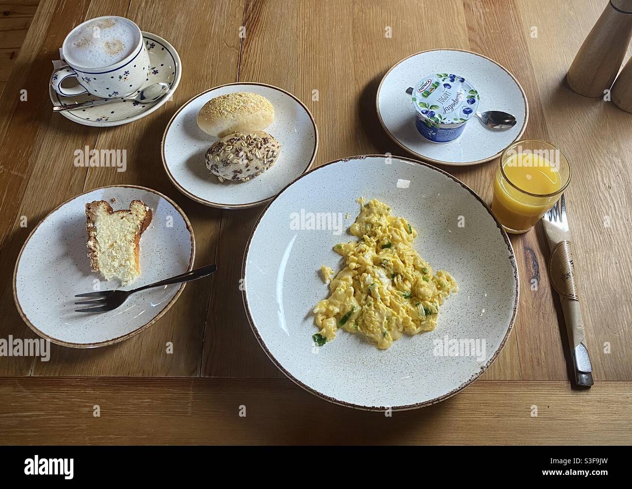 Petit déjeuner sur la table Banque D'Images