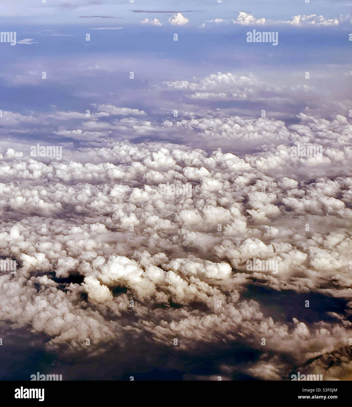 Belle vue de l'avion Banque D'Images