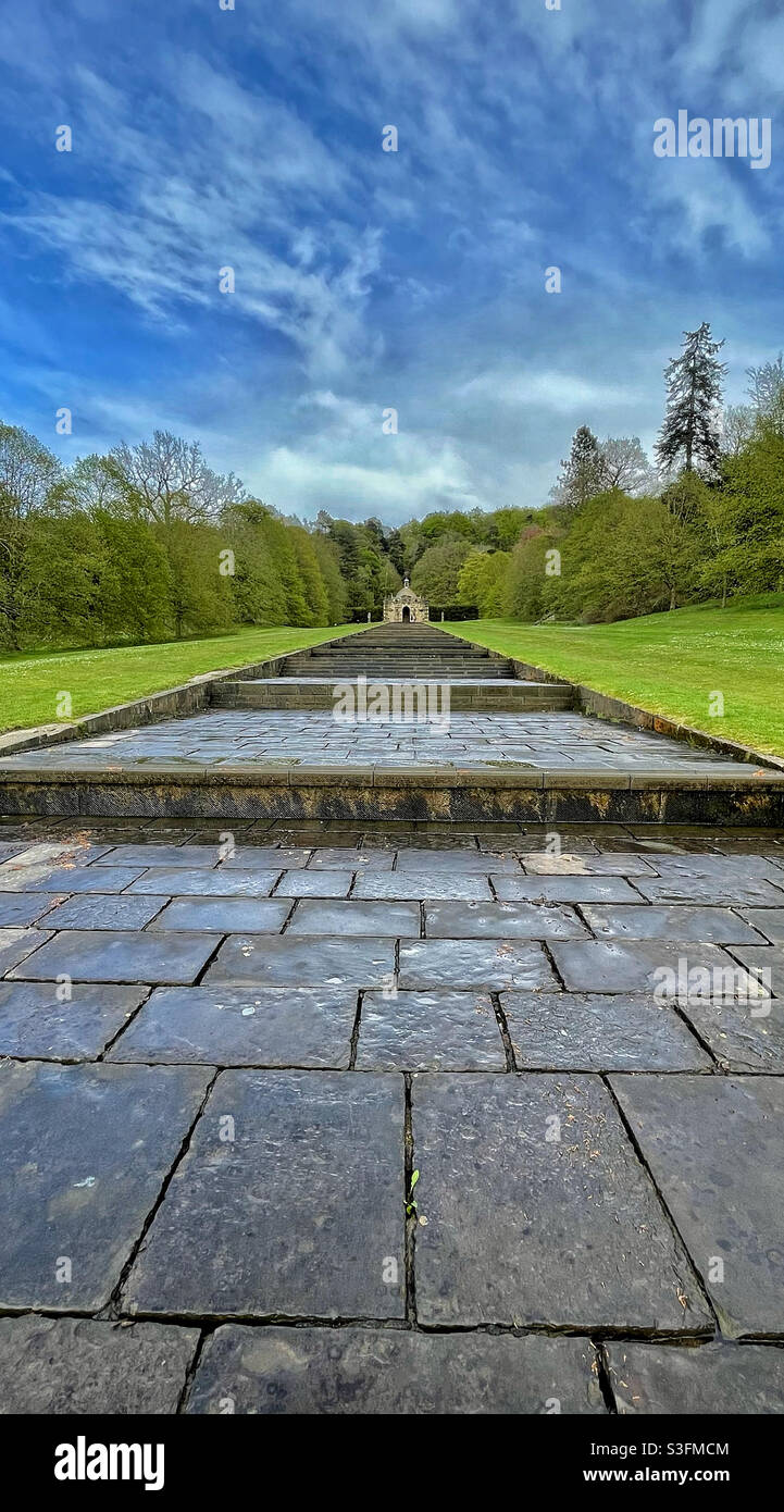 Chatsworth Gardens Banque D'Images