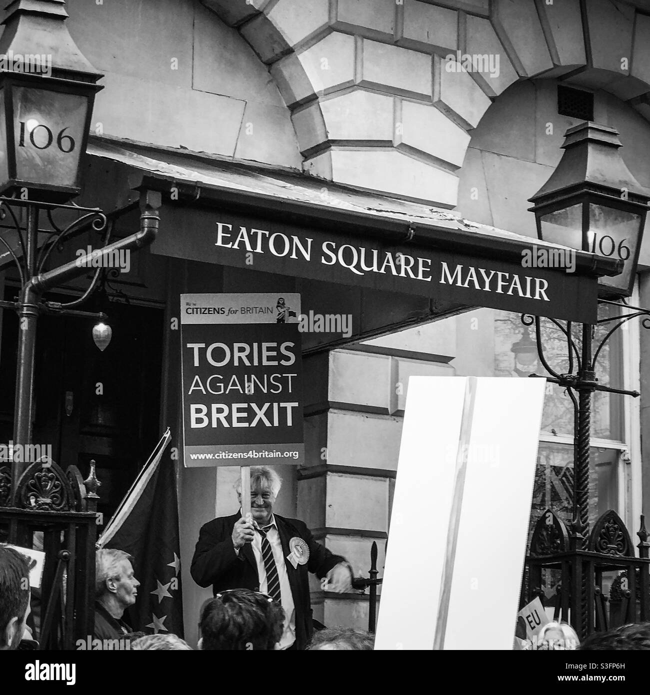 Mars du Brexit, Londres, 2019 Banque D'Images
