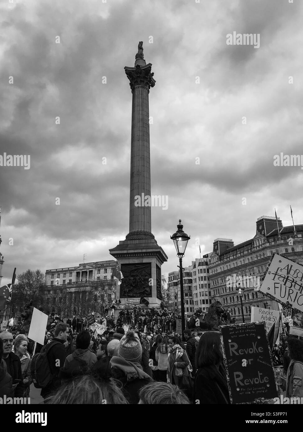 Mars du Brexit, Londres, 2019 Banque D'Images