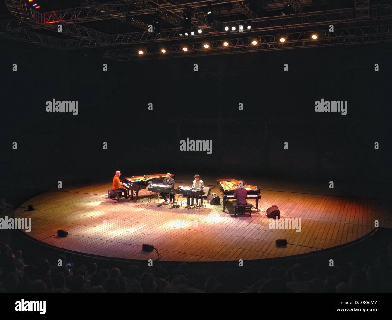 Pianoforte en concert, Fête de la musique, Montpellier France Banque D'Images