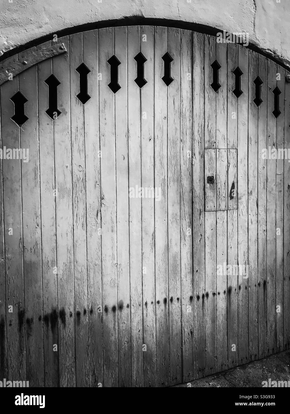 Portes de la maison de bateau, Majorque - Image de stock capturée avec un smartphone