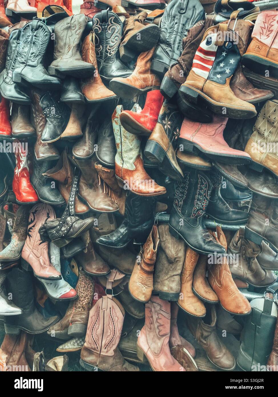 D monstration de bottes d occasion vendre par le vender Photo