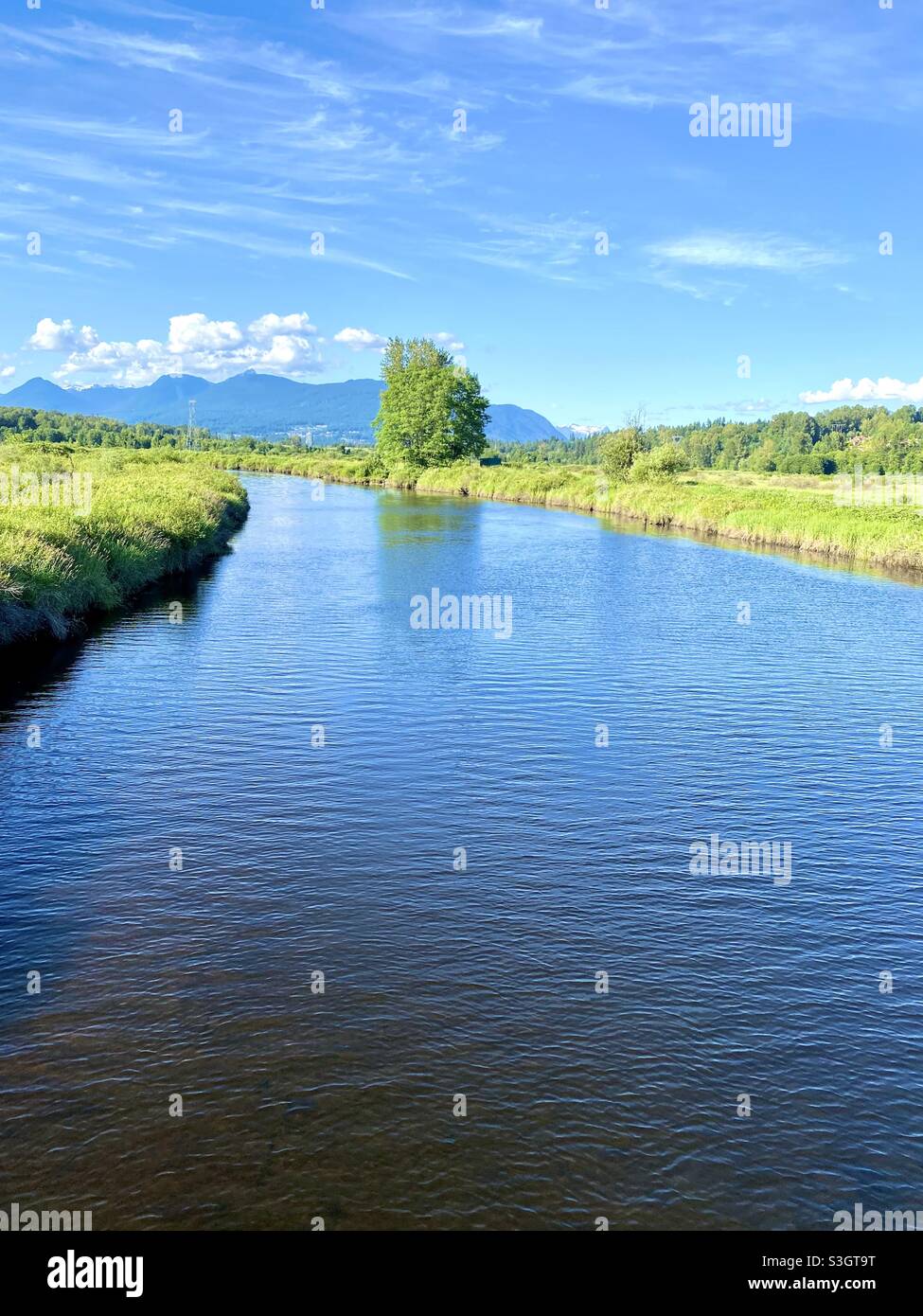 Belle rivière au Canada Banque D'Images