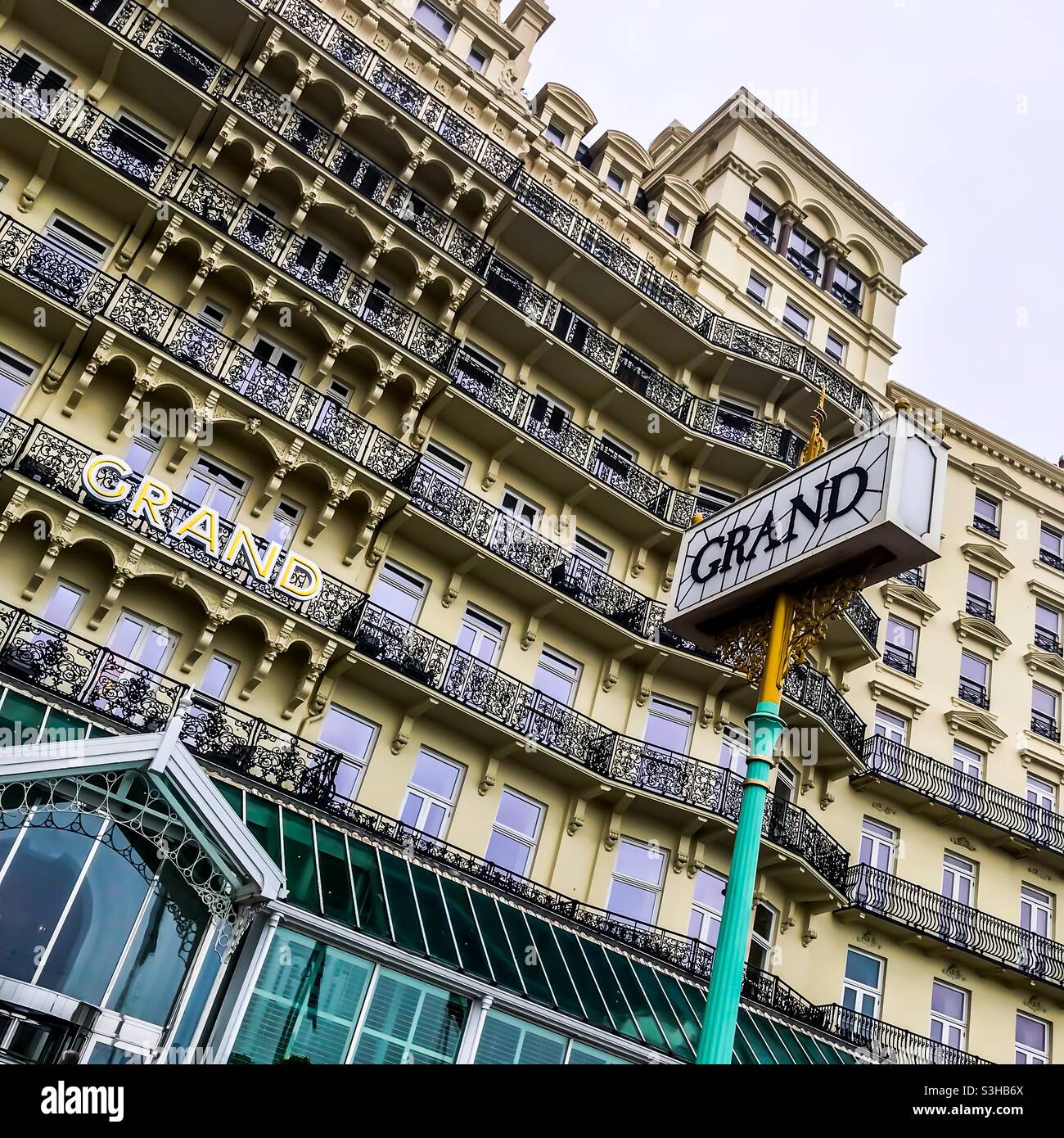 Le Grand Hotel, Brighton Banque D'Images