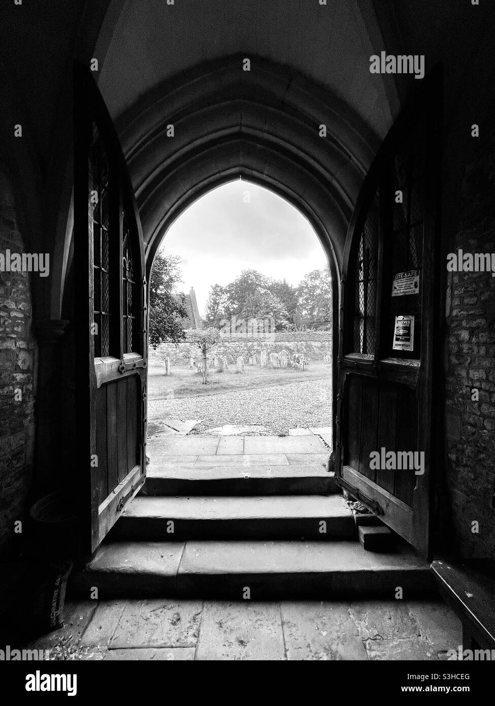 Vue de l'église Banque D'Images
