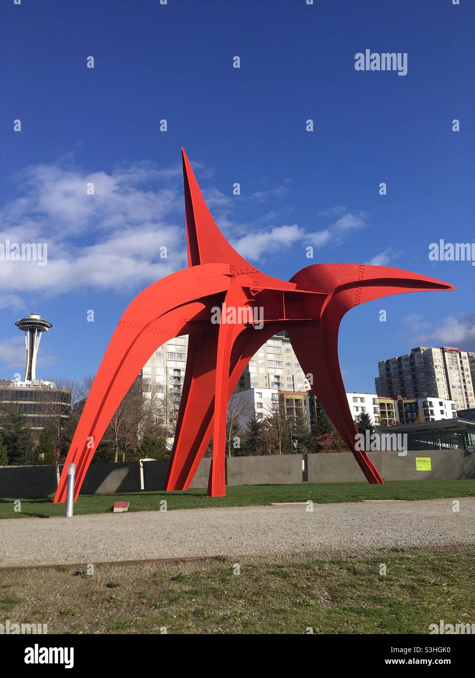 Olympic Sculpture Park Seattle Washington Banque D'Images