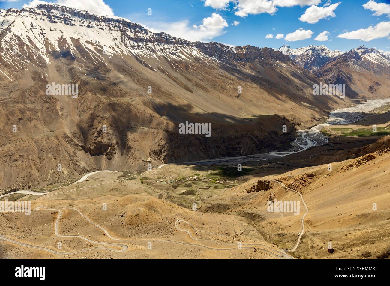 La vallée de Spiti, Himachal Pradesh, Inde - Image de stock capturée avec un smartphone