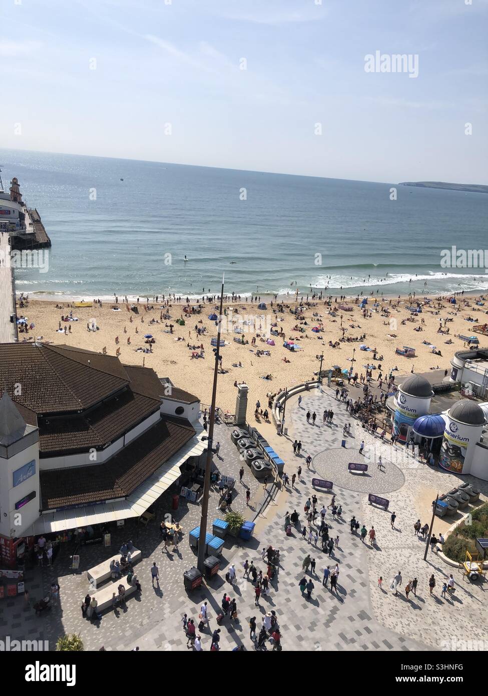 Vue sur Bournemouth depuis BirdsEye Banque D'Images