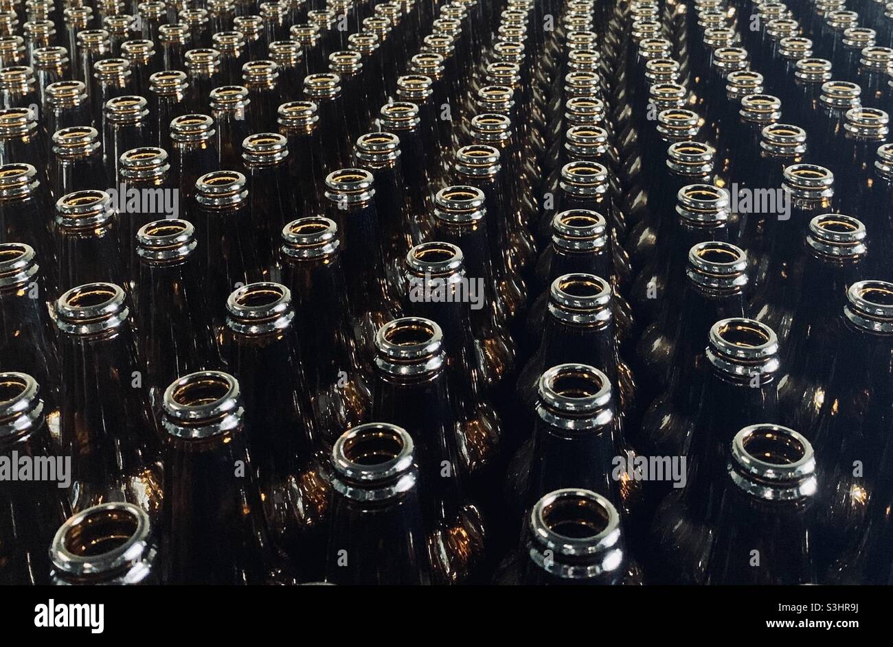 Arrière-plan abstrait de la bouteille en verre - Image de stock capturée avec un smartphone