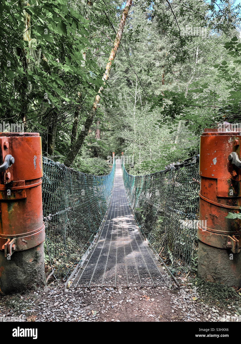 Suspension Bridge Banque D'Images