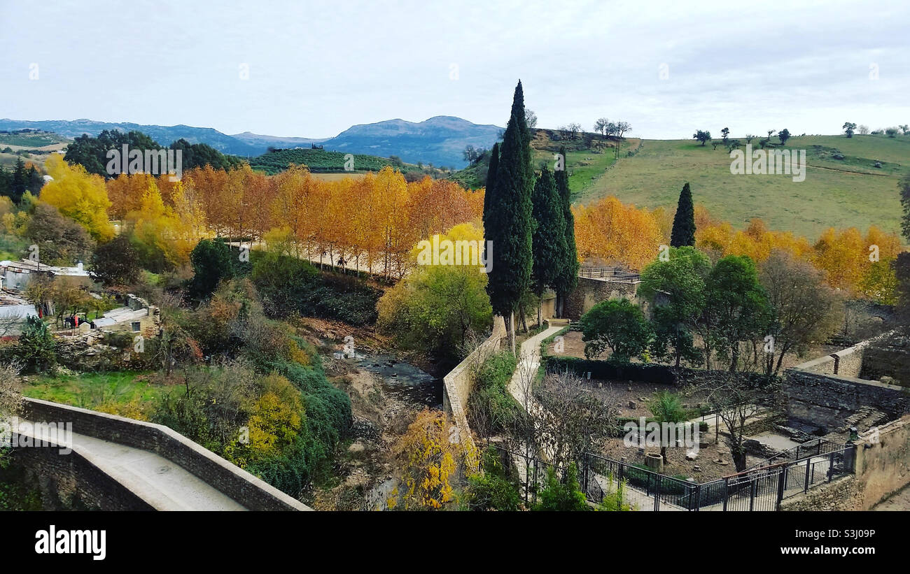 Ronda, beauté de la nature, Espagne Banque D'Images