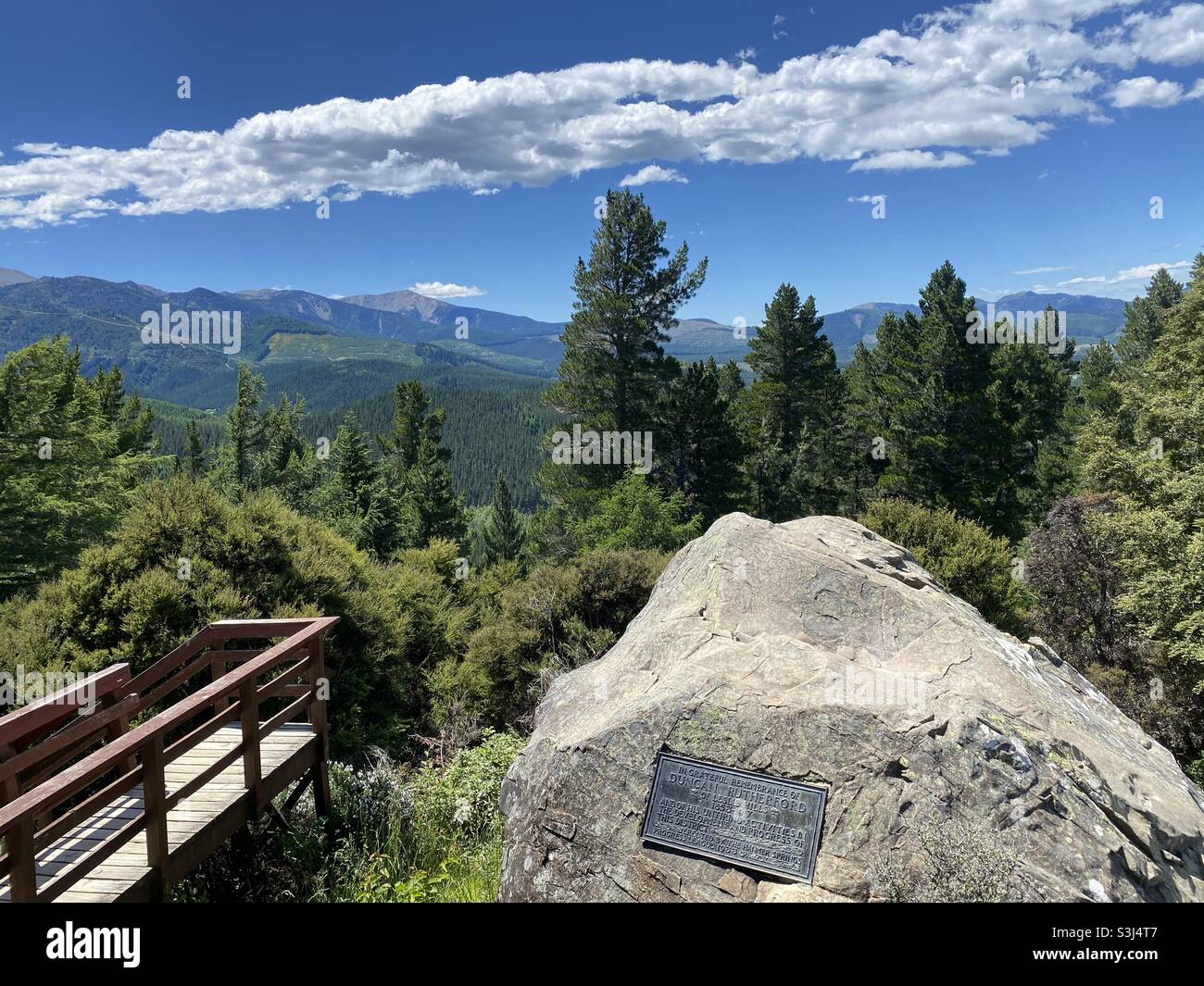 Hanmer Springs , Nouvelle-Zélande Banque D'Images