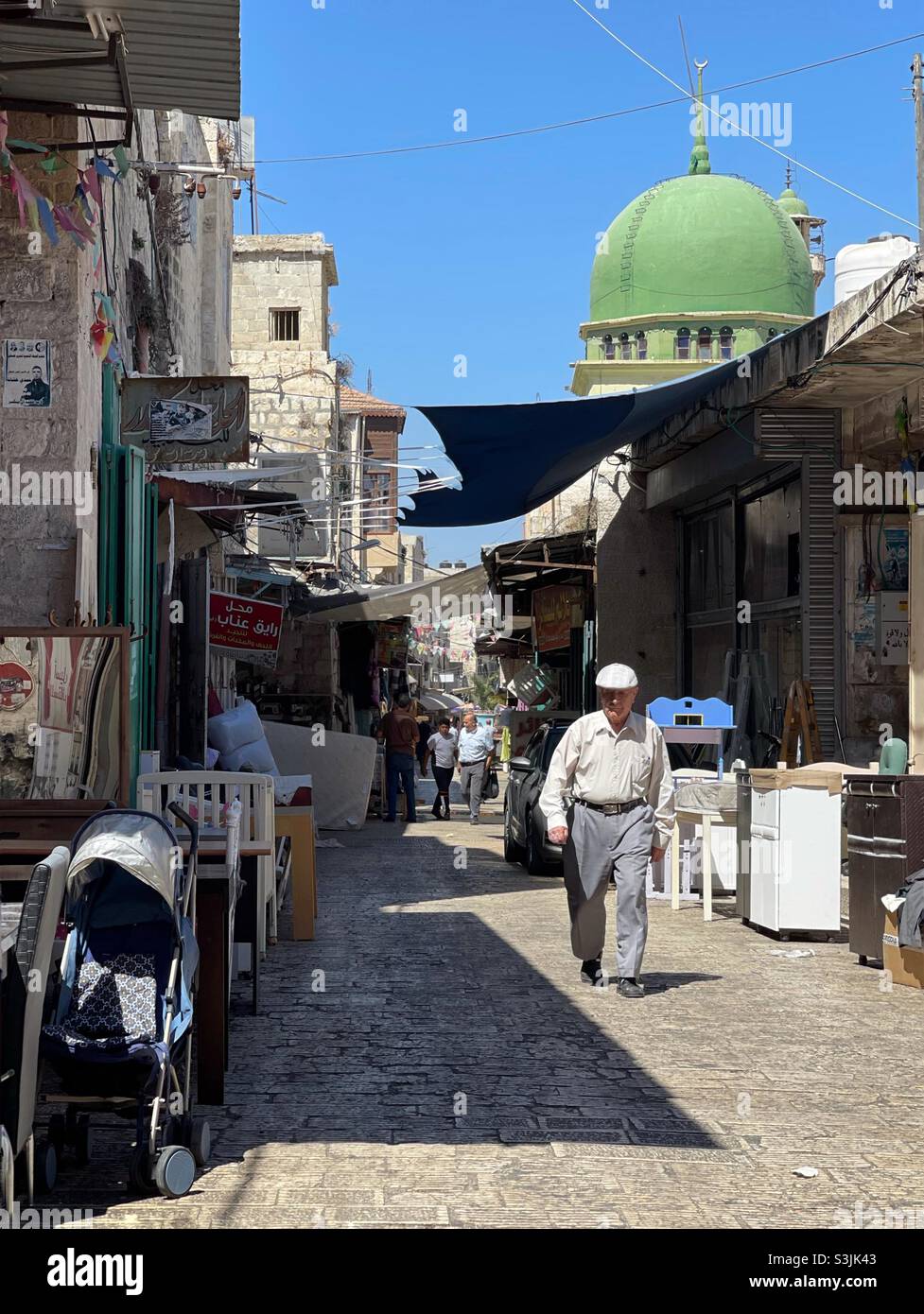 Naplouse.alyasmina area.Old et riche en patrimoine. Banque D'Images