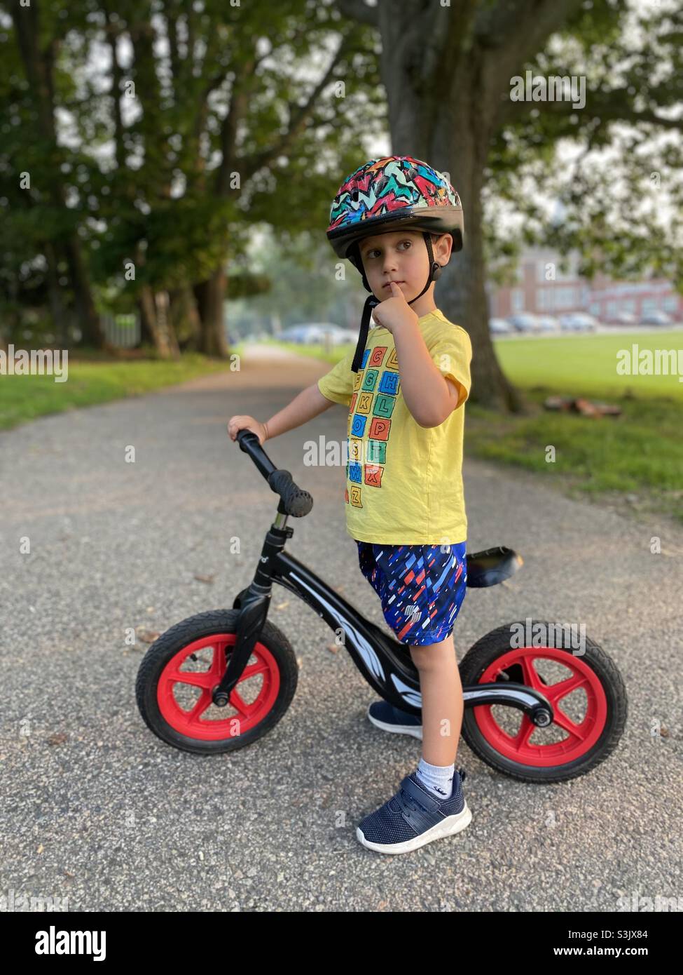 Arrêtez-vous et réfléchissez Banque D'Images