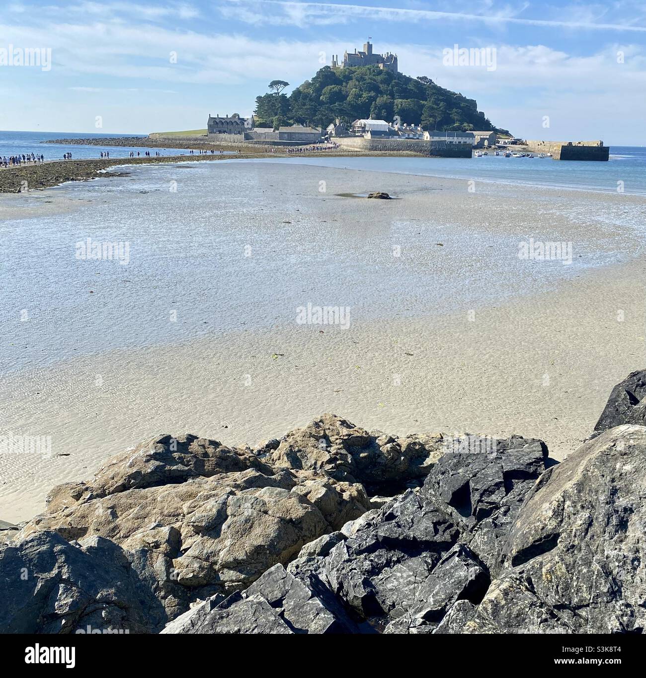 St Michaels Mount cornwall - Image de stock capturée avec un smartphone