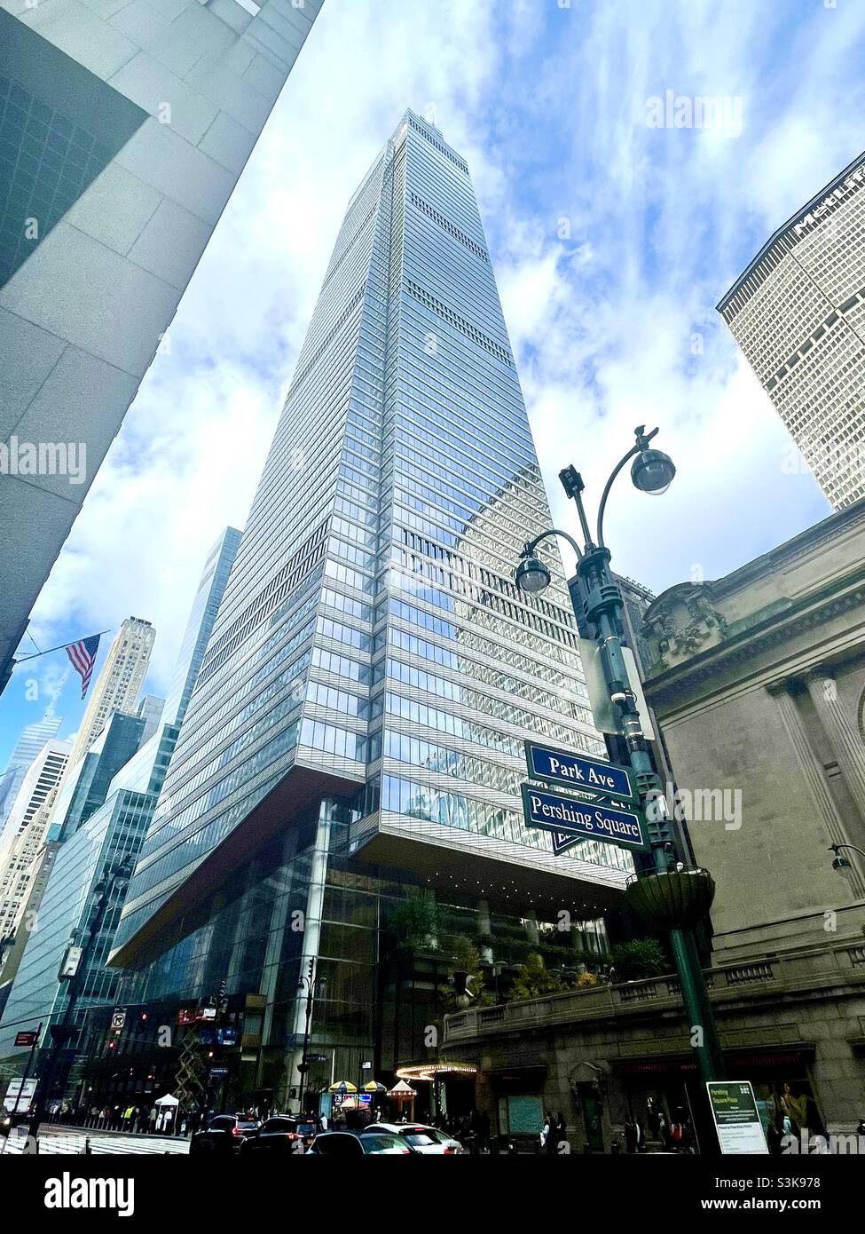 Le célèbre bâtiment One Vanderbilt de New York, qui abrite le sommet Banque D'Images