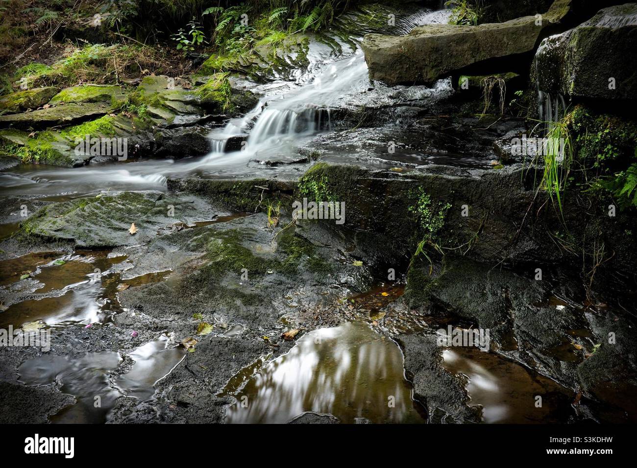 Cascade dans le Yorkshire Banque D'Images