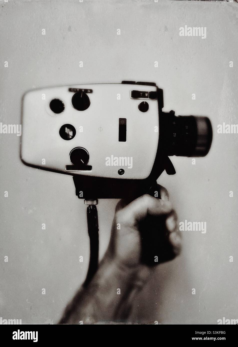 Caméra vidéo Super 8 mm Banque D'Images