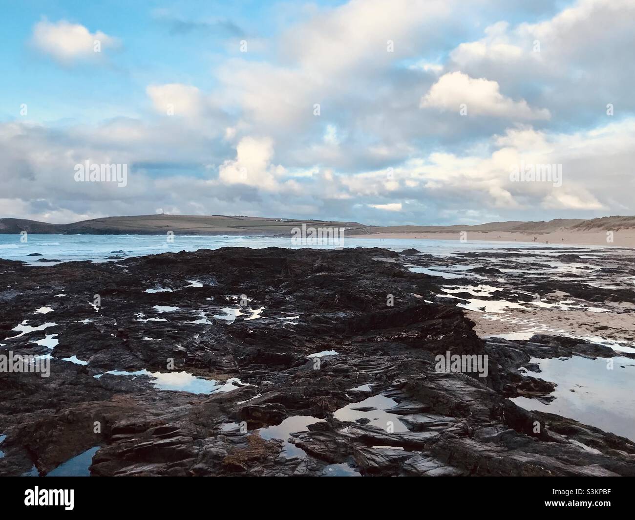 Constantine Bay, Cornwall, Royaume-Uni Banque D'Images