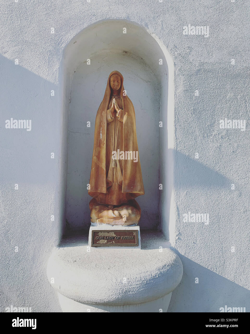 Our Lady of Fatima, Mission San Luis Rey Cemetery, Oceanside, San Diego County, Californie, États-Unis,Amérique du Nord Banque D'Images