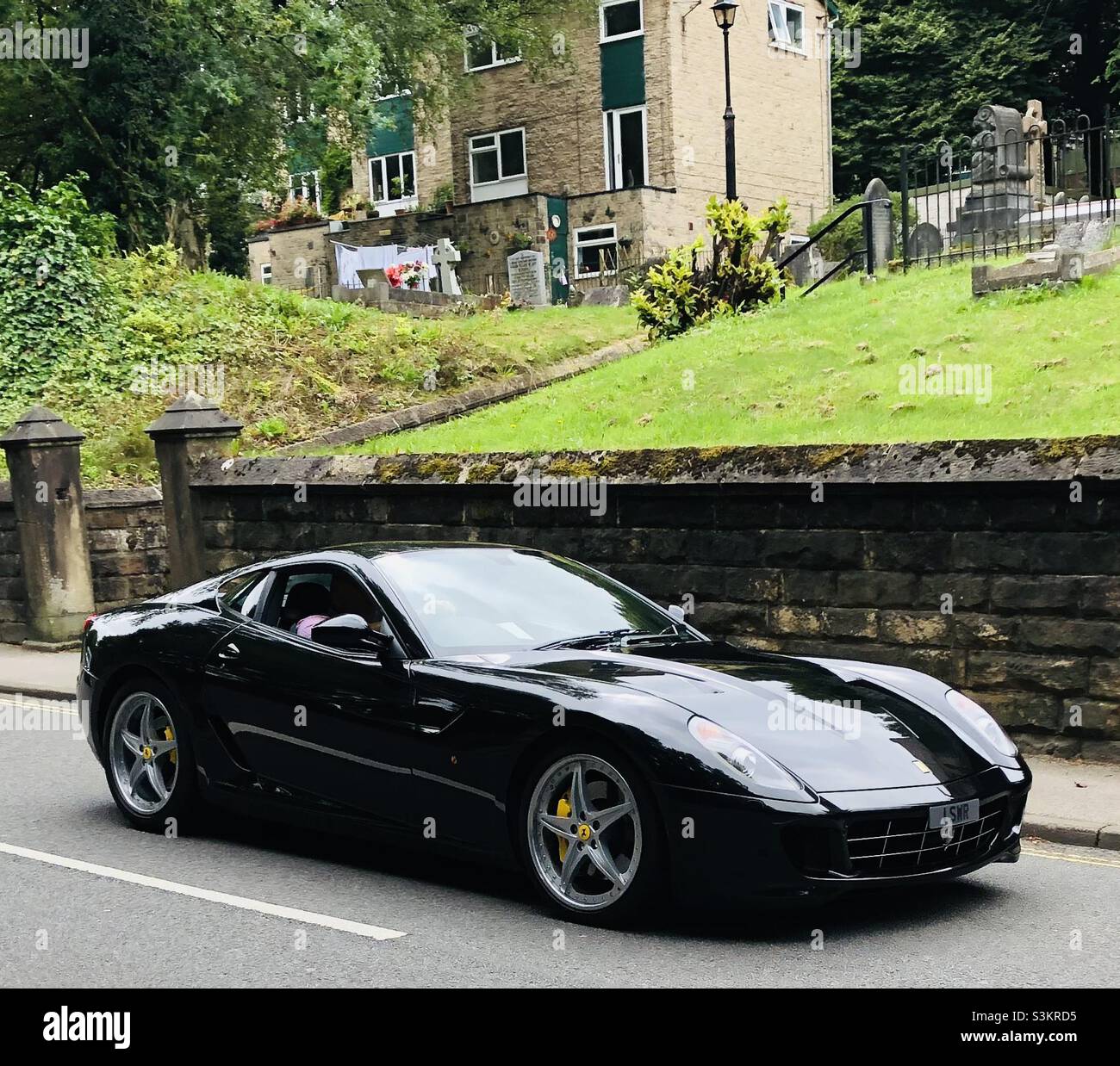2007 Ferrari 599 GTB Fiorano - Matlock Bath Derbyshire Royaume-Uni Banque D'Images