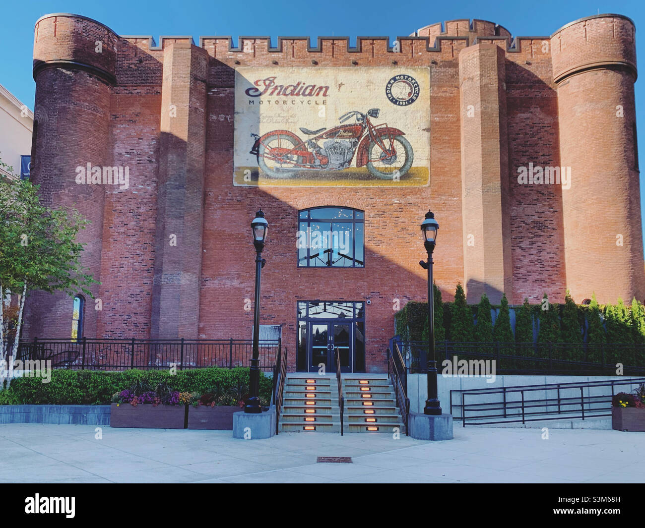 Novembre 2021, Indian Motorcycle Apparel boutique, MGM Springfield, Massachusetts, États-Unis, Amérique du Nord - Image de stock capturée avec un smartphone