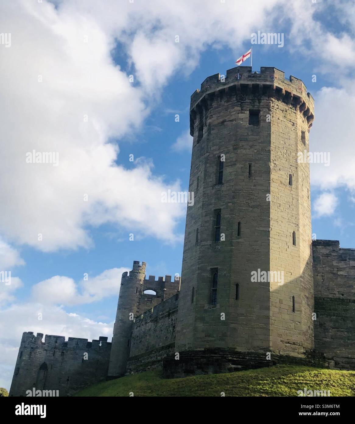 Château de Warwick - Warwick Royaume-Uni - Image de stock capturée avec un smartphone