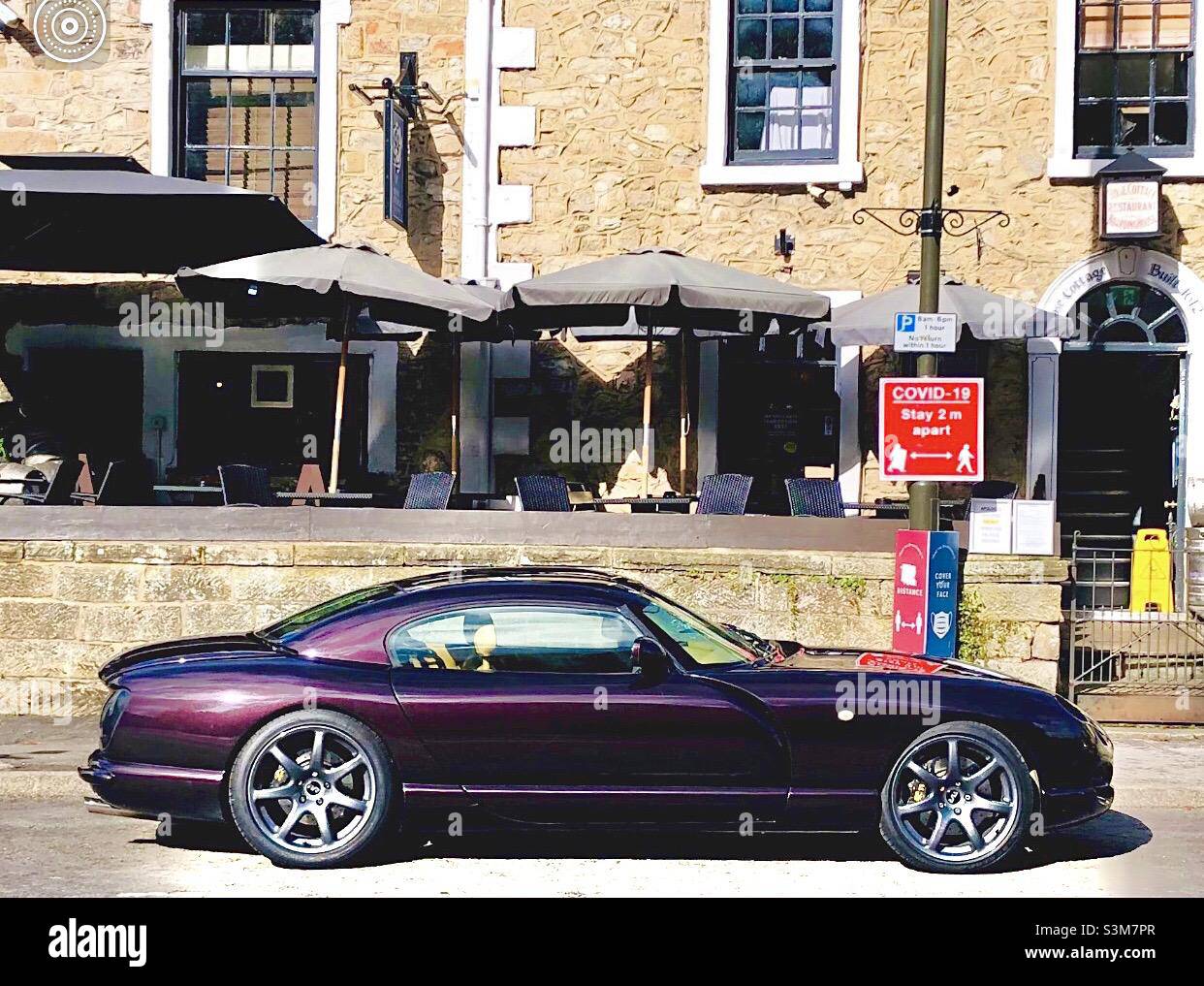 TVR Cerbera - Matlock Bath Derbyshire Royaume-Uni Banque D'Images